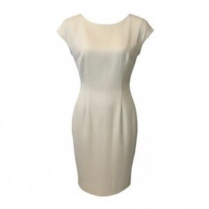 Vintage‎ Late Edition Cream Women's Dress, Size 9/10
